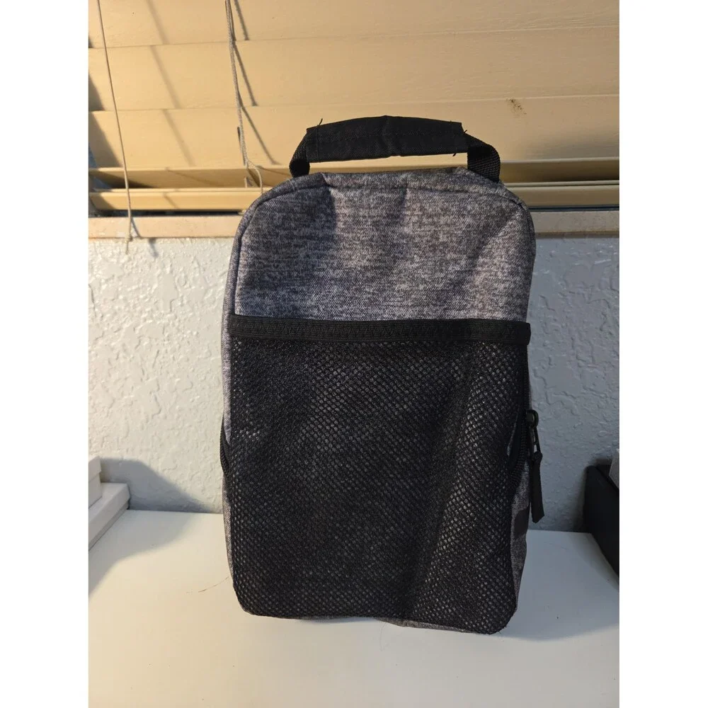 adidas Santiago Insulated Lunch Bag - Jersey Onix Grey/Black kid unisex